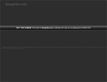 Tablet Screenshot of bangride.com